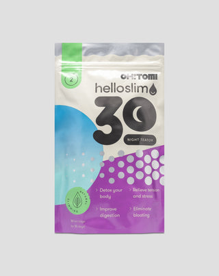 Oh!Tomi detoksikuojanti padedanti užmigti arbata Hello Slim
