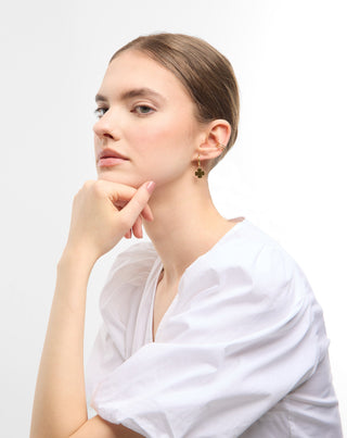 Paauksuotų nerūdijančio plieno auskarų rinkinys Mys_3 - 4