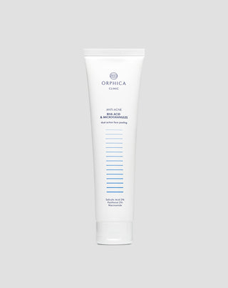 Šveitiklis veidui nuo spuogų su niacinamidu, pantenoliu, BHA ir mikrogranulėmis Anti-Acne Orphica Clinic - 1