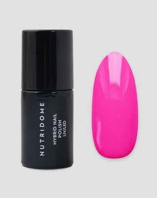 Hibridinis nagų lakas UV/LED Pink Bloom 014 Nutridome - 1