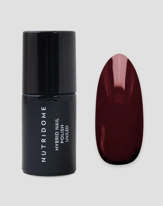 Hibridinis nagų lakas UV/LED Cherry Chocolate 017 Nutridome - 1