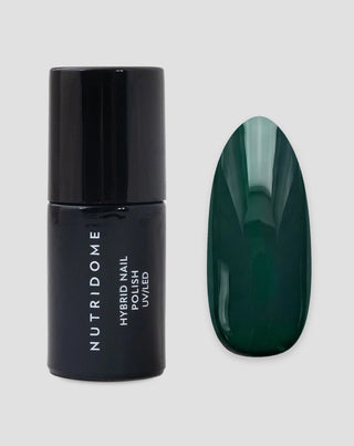 Hibridinis nagų lakas UV/LED Viridian Green 019 Nutridome - 1