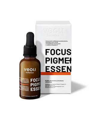 Odos spalvą suteikiantis serumas su niacinamidu ir vitaminu C Focus pigmentacijos esencija Veoli Botanica - 1