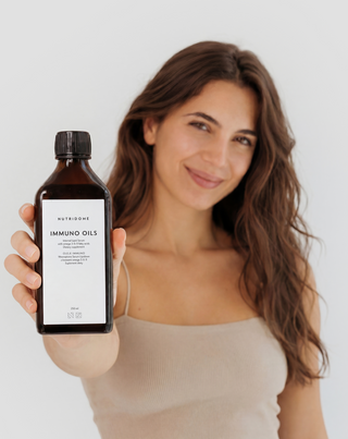 Aliejai imunitetui su omega 3-6-9 rūgštimis skystoje formoje Immuno Nutridome 250 ml - 4