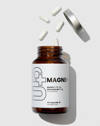 Up Magne + magnio papildas su aktyvia vitamino B6 forma UP Health Pharma 120 kapsulių - 2