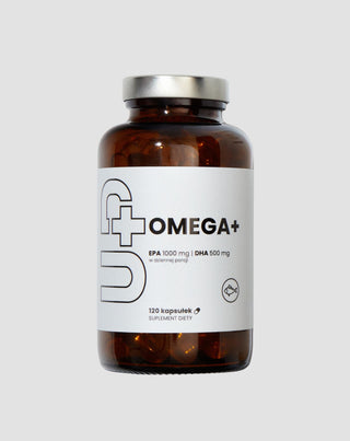 Omega+ UP nesočiųjų riebalų rūgščių papildas Omega-3 Health Pharma 120 kapsulių - 1