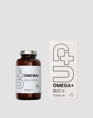 Omega+ UP nesočiųjų riebalų rūgščių papildas Omega-3 Health Pharma 120 kapsulių - 3