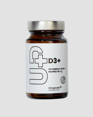 Up D3+ Vitamino D3 papildas kartu su magniu UP Health Pharma 60 kapsulių - 1