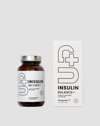 Insulino pusiausvyrą palaikantis maisto papildas UP Insulin Balance+ UP Health Pharma 60 kapsulių