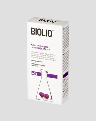 Bioliq stangrinamasis ir lyginamasis naktinis kremas 45+ - 2