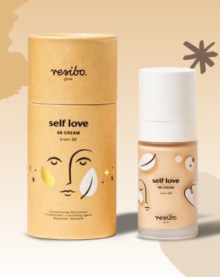 Natūralus ir ekologiškas "Self Love" BB kremas veidui, šviesiai smėlio spalvos, 30 ml Resibo