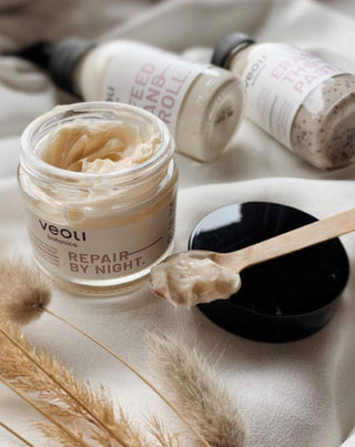 Veoli Botanica lipidų apsaugos naktinis kremas Second skin Repair by night - 2