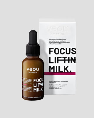 Senėjimą stabdantis liftinguojantis emulsinis serumas su bacchio Focus liftinguojančiu pieneliu Veoli Botanica - 1
