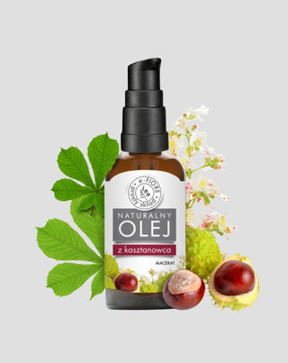Natūralus kaštonų sėklų aliejus (maceratas) kraujagyslėms stiprinti E-Fiore - 1