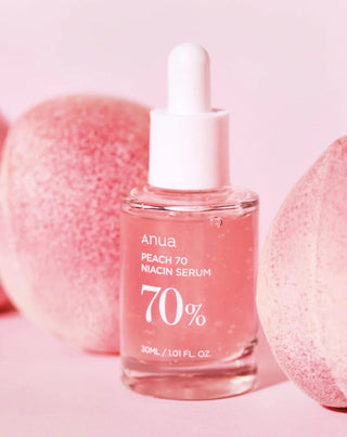 Rozjaśniające serum do twarzy z niacynamidem Peach 70% ANUA_3
