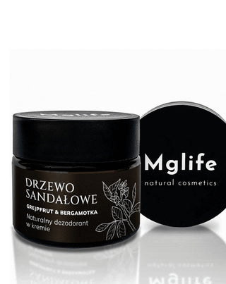 Mglife Sandalmedžio, greipfrutų ir bergamočių dezodorantas kremas - 4