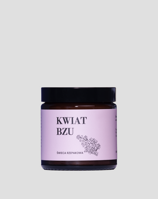 Natūrali rapsų žvakė su subtiliu Šeivamedžio žiedo kvapu Mglife