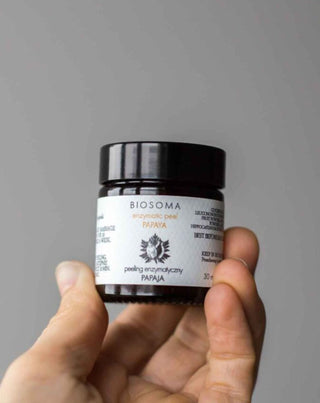 Fermentinis pilingas - papajos kaukė visų tipų odai RAW Biosoma linija - 2