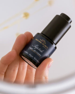 Gelinis akių serumas su peptidais, agurkų sultimis ir jūros dumbliais Natural Secrets - 2