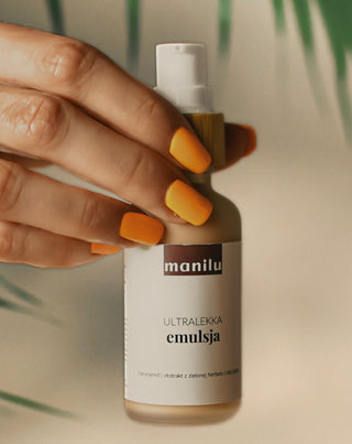 Lengva emulsija riebiai ir mišriai odai su argano aliejumi ir niacinamidu Manilu