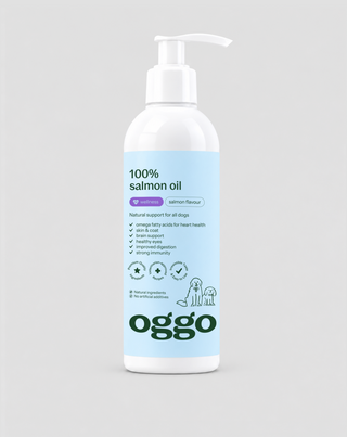 Lašišų aliejus šunims Omega-3 EPA ir DHA širdžiai, smegenims ir imunitetui Oggo 250 ml - 1