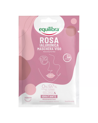 Rose Equilibra atgaivinanti veido kaukė su hialurono rūgštimi - 1