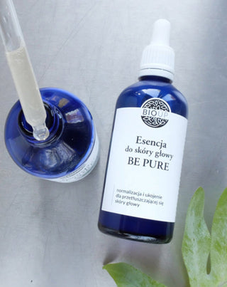 Be Pure BIOUP Essence riebią galvos odą stiprinantis plaukų įtrinimas, skirtas riebiai galvos odai - 3