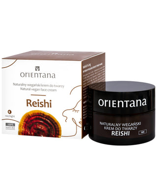Orientana Reishi natūralus veganiškas naktinis veido kremas pirmųjų senėjimo požymių turintiems žmonėms - 2