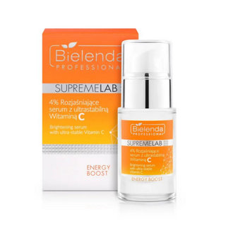 Šviesinantis serumas su itin stabiliu vitaminu C 4% Supremelab Energy Boost Bielenda - 1