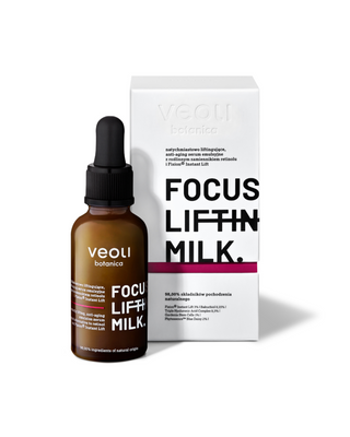 Senėjimą stabdantis liftinguojantis emulsinis serumas su bacchio Focus liftinguojančiu pieneliu Veoli Botanica - 1