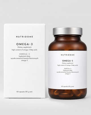Omega-3 imunitetui ir taisykllingai smegenų, širdies bei regėjimo funkcijai 1100 mg per dieną Nutridome 60 vnt. - 3