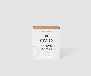 Ovio rudi riešutmedžio spalvos kontaktiniai lęšiai Brown Moons nr.2 2 Ovio - 1