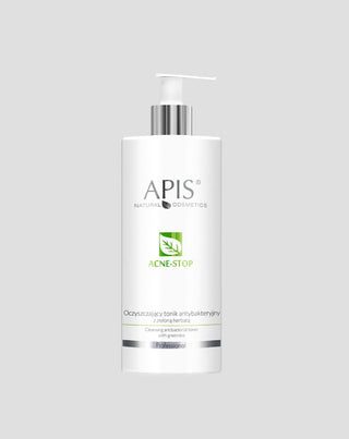 Valomasis antibakterinis tonikas su žaliąja arbata Acne-Stop Apis - 1