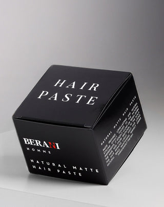 Natūrali matinė plaukų pasta blizgesiui ir švelnumui "Berani