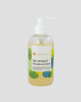 Gelis kūno ir veido prausimui Limonas &amp; Aloe 100% natūralus Opcja Natura