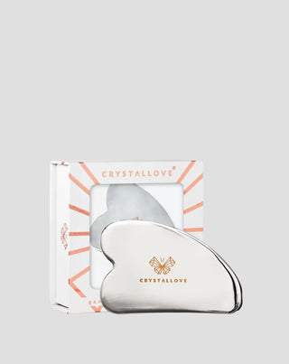 Plokštelė veido masažui gua sha iš nerūdijančio plieno Cryo Ice Gua Sha Crystallove - 1