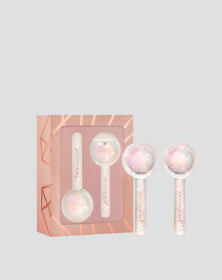 Stikliniai masažo rutuliukai Veido krioterapija Cryolift ice globes Crystallove - 1