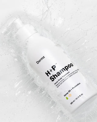 Šampūnas su kanapių ekstraktu ir probiotikais, kovojantis su galvos odos niežėjimu ir pleiskanojimu H+P Dermz_2 - 2