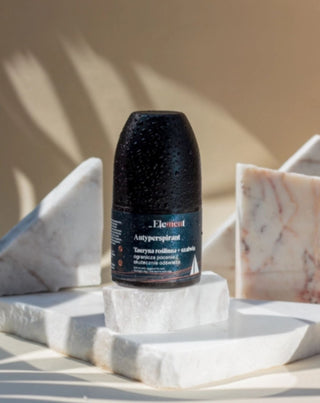 Element Men roll-on antiperspirantas vyrams, turintis pačiulių, jazminų ir greipfrutų kvapą