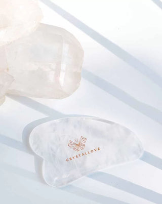 Crystallove gua sha veido masažo plokštelė su kristalų valomosiomis savybėmis - 2