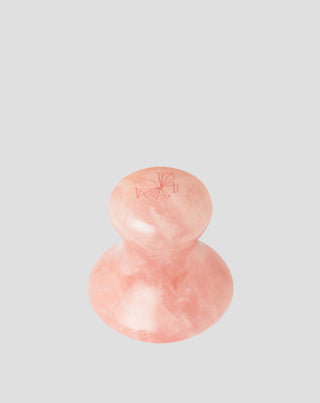Grybas veido masažui iš natūralaus rožinio kvarco Crystallove_3