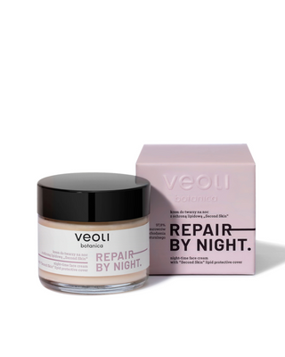 Veoli Botanica lipidų apsaugos naktinis kremas Second skin Repair by night - 1