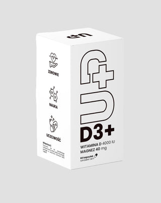 Up D3+ Vitamino D3 papildas kartu su magniu UP Health Pharma 60 kapsulių - 1