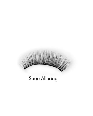 Bamm!lashes daugkartinio naudojimo 2d dirbtinės blakstienos ant juostelės Sooo Alluring - 2