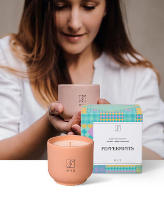 MYS aromatinė sojos žvakė keraminiame inde Peppermints - 2