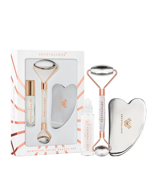 Nerūdijančio plieno veido masažo rinkinys - Cryo Ice Beauty set Crystallove - 1