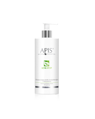 Valomasis antibakterinis tonikas su žaliąja arbata Acne-Stop Apis - 1