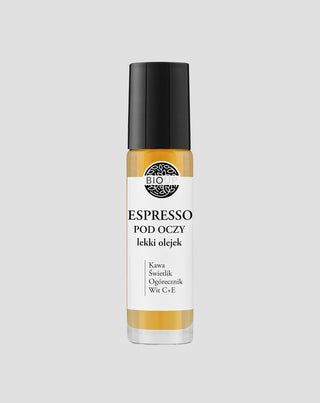 Lengvas akių aliejus nuo senėjimo su ežiuole ir agurklės aliejumi Espresso BIOUP - 1