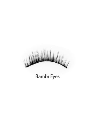 Bamm!lashes daugkartinio naudojimo 2d minkštos ir lengvos dirbtinės blakstienos ant juostelės Bambi Eyes - 2