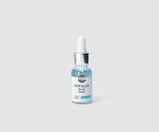 Cukranendrių skvalano serumas spuoguotai odai Squalane Blue Tansy BIOUP